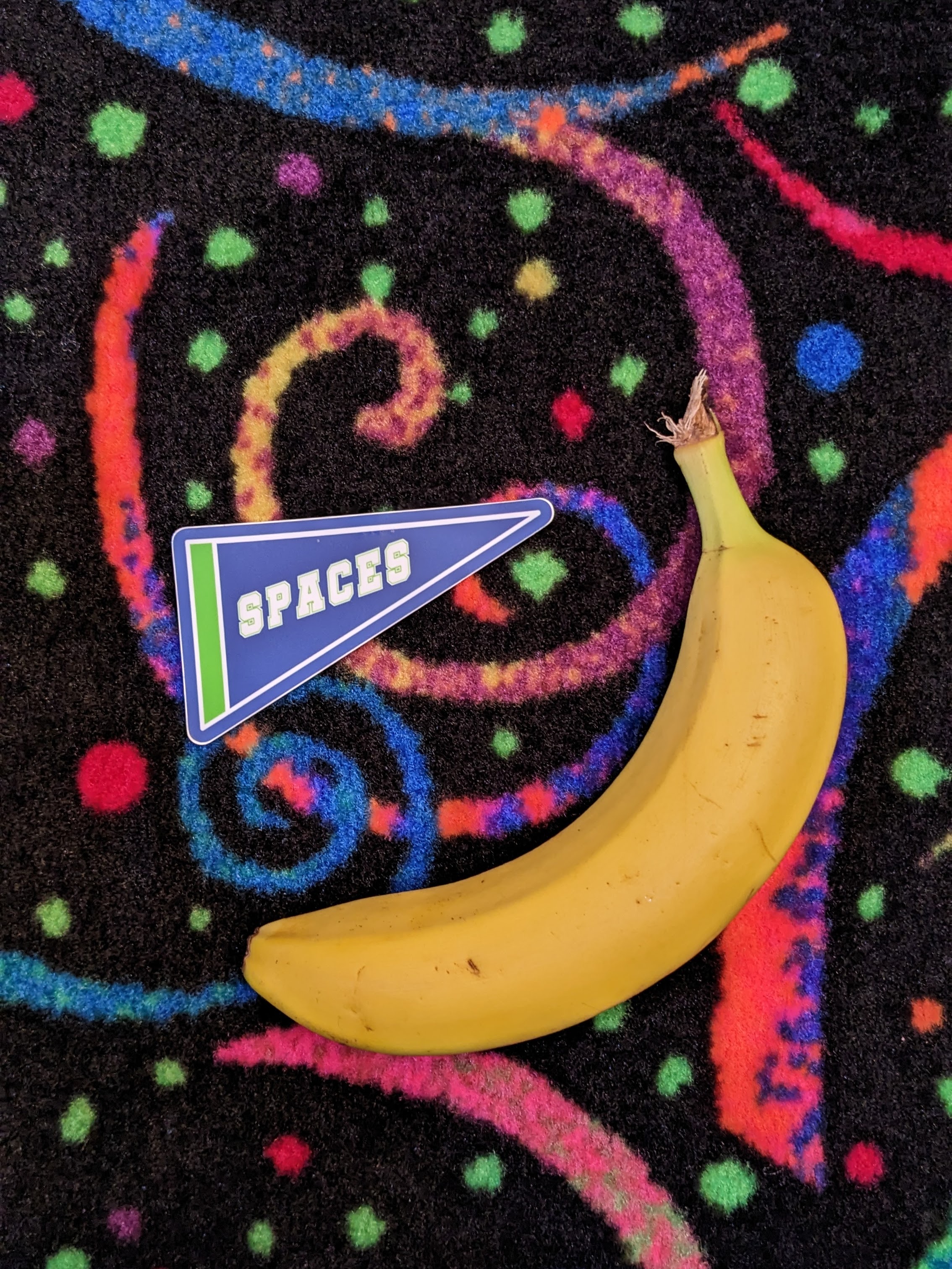 product alongside a banana